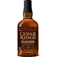 Cedar Ridge Nine and Three Quarters Rye