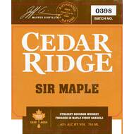 Cedar Ridge Sir Maple Bourbon Whiskey